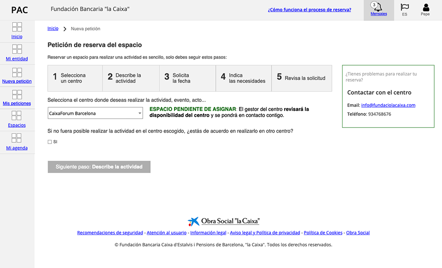 Adding activity data