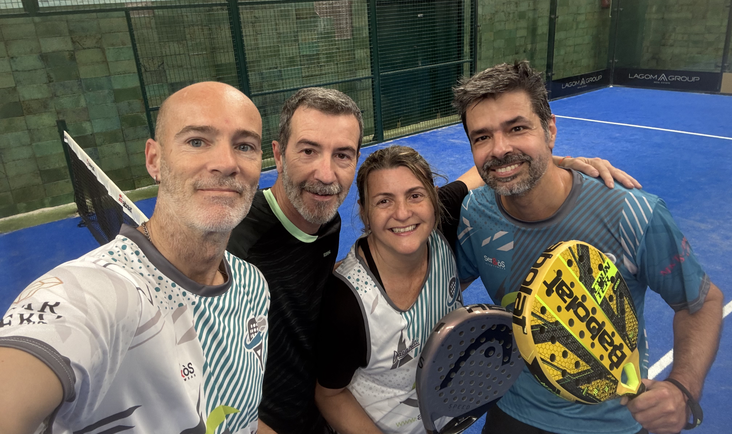 Padel with friends